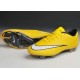 2014 Crampons de Foot Nike Mercurial Vapor X FG Homme Jaune Blanc