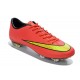 Chaussures de Football Nike Mercurial Vapor 10 FG Rouge Jaune