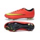 Chaussures de Football Nike Mercurial Vapor 10 FG Rouge Jaune