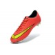 Chaussures de Football Nike Mercurial Vapor 10 FG Rouge Jaune