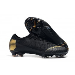 CR7 Chaussure Nike Mercurial Vapor XII 360 Elite FG - Or Noir