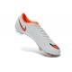 Chaussures de Football Nike Mercurial Vapor 10 FG Blanc Orange