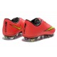 Chaussures de Football Nike Mercurial Vapor 10 FG Rouge Jaune