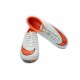 Chaussures de Football Nike Mercurial Vapor 10 FG Blanc Orange