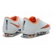 Chaussures de Football Nike Mercurial Vapor 10 FG Blanc Orange