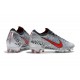 Chaussure de Foot Ronaldo Nike Mercurial Vapor XII 360 Elite FG - Blanc Rouge Noir