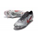 Chaussure de Foot Ronaldo Nike Mercurial Vapor XII 360 Elite FG - Blanc Rouge Noir