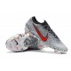 Chaussure de Foot Ronaldo Nike Mercurial Vapor XII 360 Elite FG - Blanc Rouge Noir