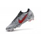 Chaussure de Foot Ronaldo Nike Mercurial Vapor XII 360 Elite FG - Blanc Rouge Noir