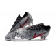 Chaussure de Foot Ronaldo Nike Mercurial Vapor XII 360 Elite FG - Blanc Rouge Noir