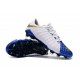 Chaussure de Foot Nike Hypervenom 3 FG Pas Cher Bleu Blanc Or