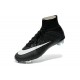 2014 Homme Chaussures Football Mercurial Superfly CR7 FG Noir Blanc