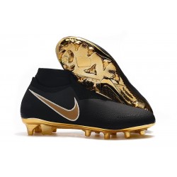 Nike Phantom Vision Elite DF FG Nouveaux Chaussures - Noir Or