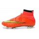 Coupe du Monde 2014 Chaussures Mercurial Superfly IV FG Nouvelle Rouge Jaune