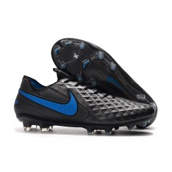 Nike Tiempo Legend VIII Elite FG Chaussures Noir Bleu