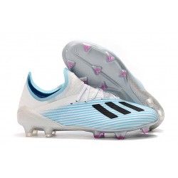 adidas X 19.1 FG Nouvelles Chaussure de Foot Bleu Blanc Noir