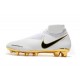 Crampons pour Hommes Nike Phantom VSN Elite DF FG Blanc Or