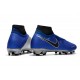 Crampons pour Hommes Nike Phantom VSN Elite DF FG Bleu Racer Noir Argent Volt