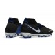 Crampons pour Hommes Nike Phantom VSN Elite DF FG Bleu Noir