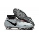 Crampons pour Hommes Nike Phantom VSN Elite DF FG Gris Rouge