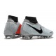 Crampons pour Hommes Nike Phantom VSN Elite DF FG Gris Rouge