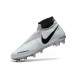 Crampons pour Hommes Nike Phantom VSN Elite DF FG Gris Rouge