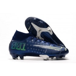 Nike Crampons Dream Speed Mercurial Superfly VII Elite FG Noir Bleu