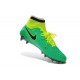 Coupe du Monde 2014 Chaussures Mercurial Magista Obra FG Vert Jaune Noir