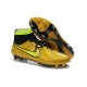 Coupe du Monde 2014 Chaussures Mercurial Magista Obra FG Or Noir Jaune