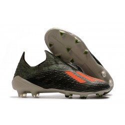 adidas Encryption Code X 19+ FG Chaussure de Football Héritage Vert /Orange