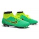 Coupe du Monde 2014 Chaussures Mercurial Magista Obra FG Vert Jaune Noir