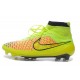 Nouvelle Homme Cramspon de Foot Nike Magista Obra FG Jaune Vert Rouge