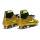 Coupe du Monde 2014 Chaussures Mercurial Magista Obra FG Or Noir Jaune