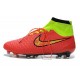 Coupe du Monde 2014 Chaussures Mercurial Magista Obra FG Rouge Jaune