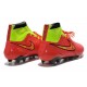 Coupe du Monde 2014 Chaussures Mercurial Magista Obra FG Rouge Jaune