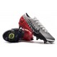 Nike Mercurial Vapor 13 Elite SG-PRO Anti-Clog Neymar Platine Noir Rouge