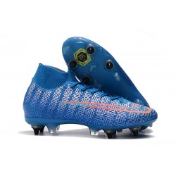 Nike Mercurial Superfly VII Elite SG-Pro Ac Bleu Rouge