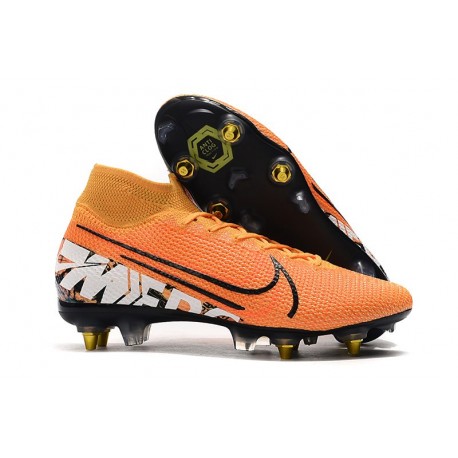 Nike Mercurial Superfly VII Elite SG-Pro Ac Orange Blanc