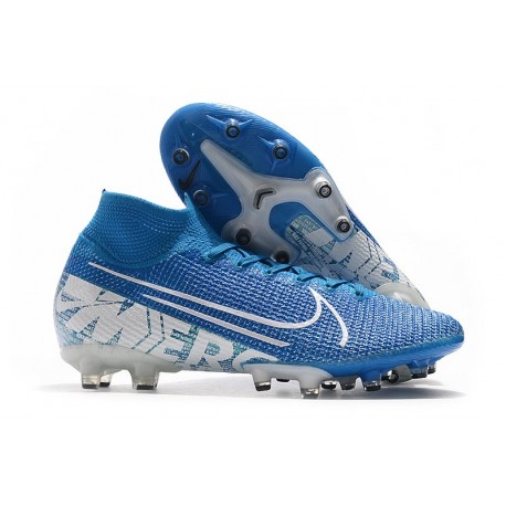 Nike Mercurial Superfly 7 Elite AG-Pro New Lights Bleu Blanc