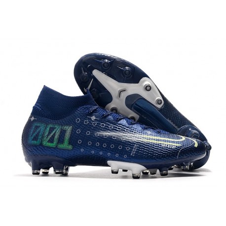 Nike Mercurial Superfly 7 Elite AG-Pro Bleu Néant Volt Blanc