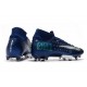 Nike Mercurial Superfly 7 Elite AG-Pro Bleu Néant Volt Blanc