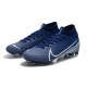 Chaussure Foot Nike Mercurial Superfly 7 Elite FG Bleu Blanc