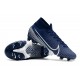 Chaussure Foot Nike Mercurial Superfly 7 Elite FG Bleu Blanc