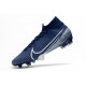 Chaussure Foot Nike Mercurial Superfly 7 Elite FG Bleu Blanc