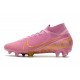 Chaussure Foot Nike Mercurial Superfly 7 Elite FG Rose Or