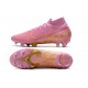 Chaussure Foot Nike Mercurial Superfly 7 Elite FG Rose Or