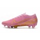 Chaussure Nike Mercurial Vapor XIII Elite FG Homme Rose Or