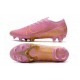 Chaussure Nike Mercurial Vapor XIII Elite FG Homme Rose Or