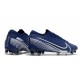 Nike Mercurial Vapor 13 Elite FG ACC Crampons Bleu Blanc