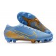 Nike Mercurial Vapor 13 Elite FG ACC Crampons Bleu Or